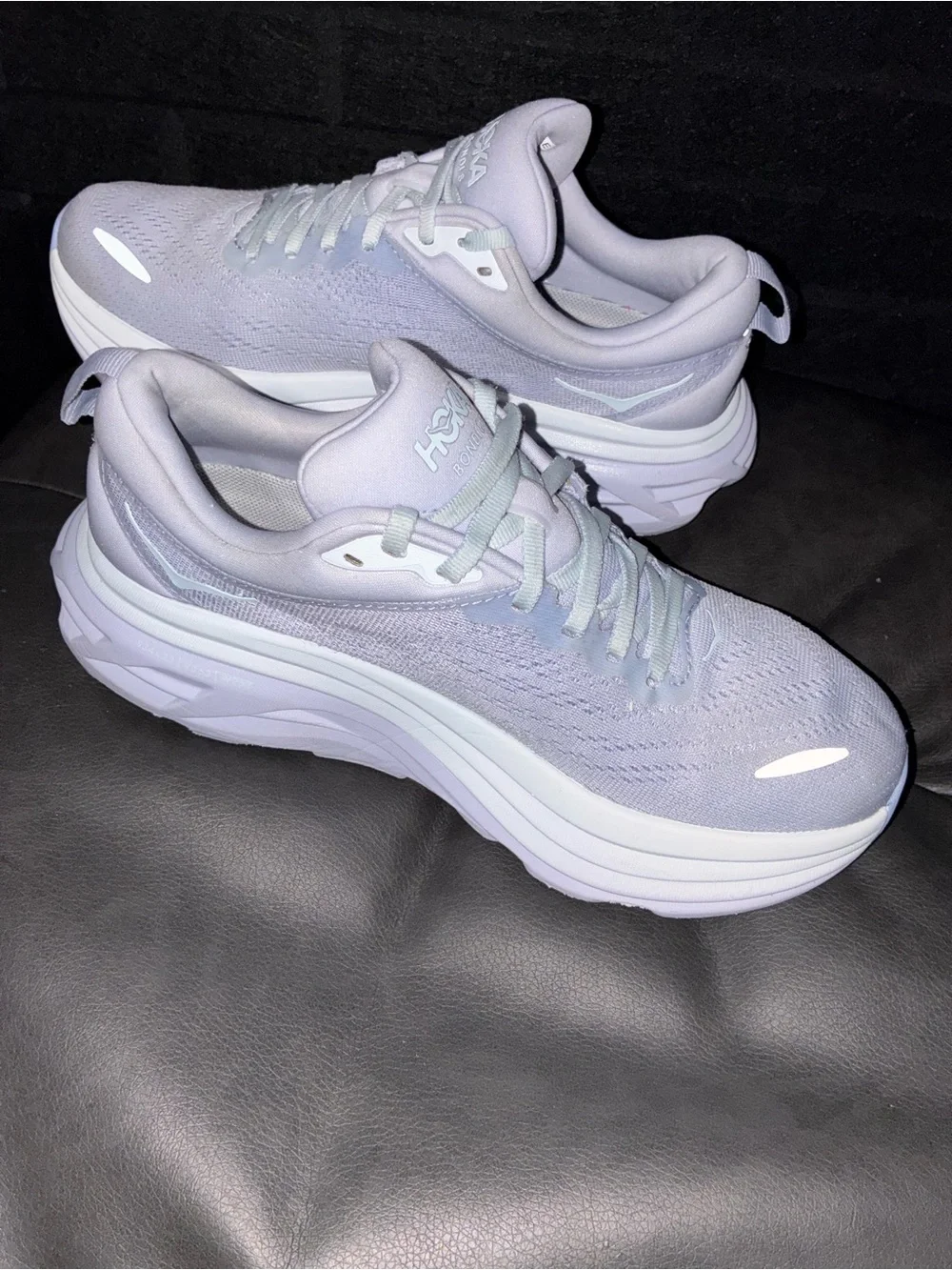 Hoka Women's Lavender Athletic Running Shoes - Picture 3 of 9